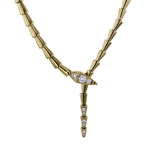 Tapered Link Diamond Necklace - Simon G. Jewelry
