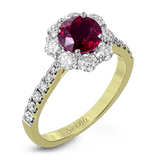 Tempera Color Gemstone Fashion Ring In 18k Gold With Diamonds - Simon G. Jewelry