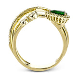 Tempera Color Gemstone Ring In 18k Gold With Diamonds - Simon G. Jewelry