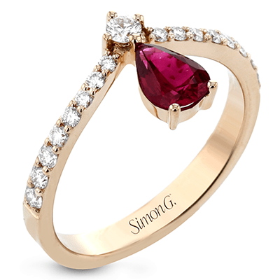 Tempera Color Ring In 18k Gold - Simon G. Jewelry