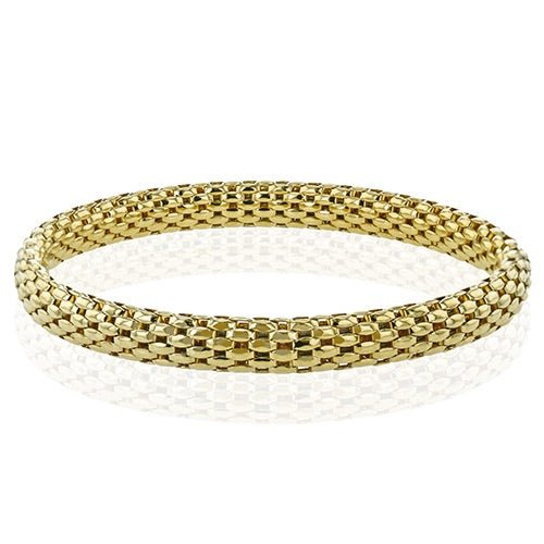 Texture Bracelet in 18k Gold - Simon G. Jewelry