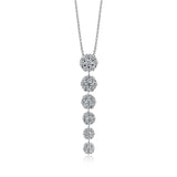 Tiered Pendant Necklace in 18k Gold with Diamonds - Simon G. Jewelry