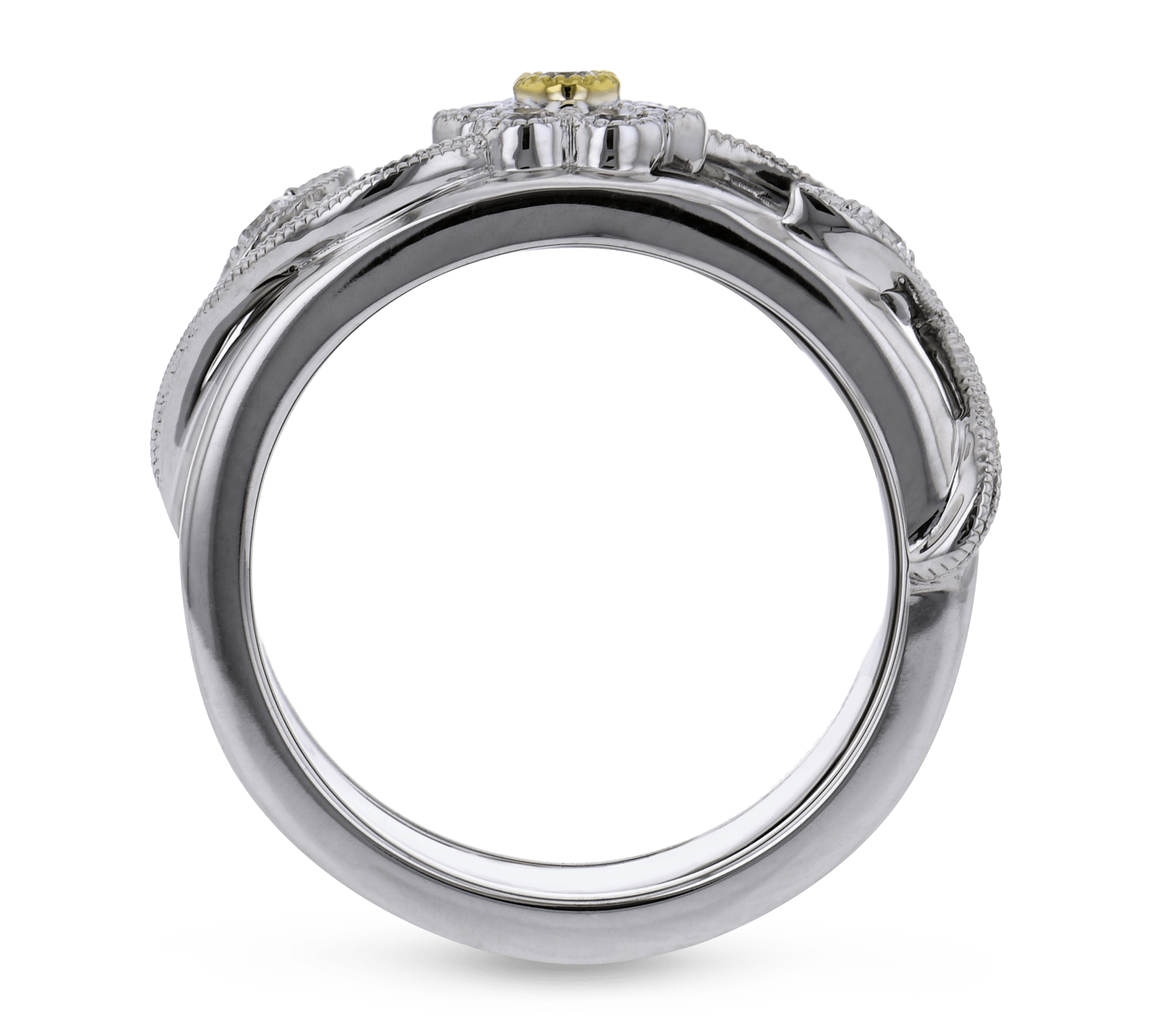 Trellis Diamond Smart Ring Jacket in 14k Gold - Simon G. Jewelry