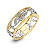 Trellis Fashion Ring In 18k Gold With Diamonds - Simon G. Jewelry