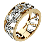 Trellis Fashion Ring In 18k Gold With Diamonds - Simon G. Jewelry