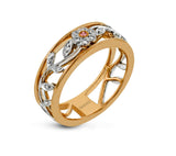 Trellis Fashion Ring In 18k Gold With Diamonds - Simon G. Jewelry