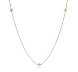 Trellis Necklace in 18k Gold with Diamonds - Simon G. Jewelry