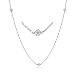 Trellis Necklace in 18k Gold with Diamonds - Simon G. Jewelry