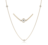 Trellis Necklace in 18k Gold with Diamonds - Simon G. Jewelry