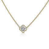 Trellis Pendant Necklace in 18k Gold with Diamonds - Simon G. Jewelry