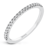 Wedding Band in 18k Gold with Diamonds - Simon G. Jewelry