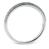 Wedding Band in 18k Gold with Diamonds - Simon G. Jewelry