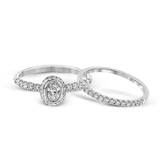 Wedding Set in 18k Gold with Diamonds - Simon G. Jewelry