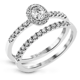 Wedding Set in 18k Gold with Diamonds - Simon G. Jewelry