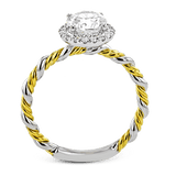 Wedding Set in 18k Gold with Diamonds - Simon G. Jewelry