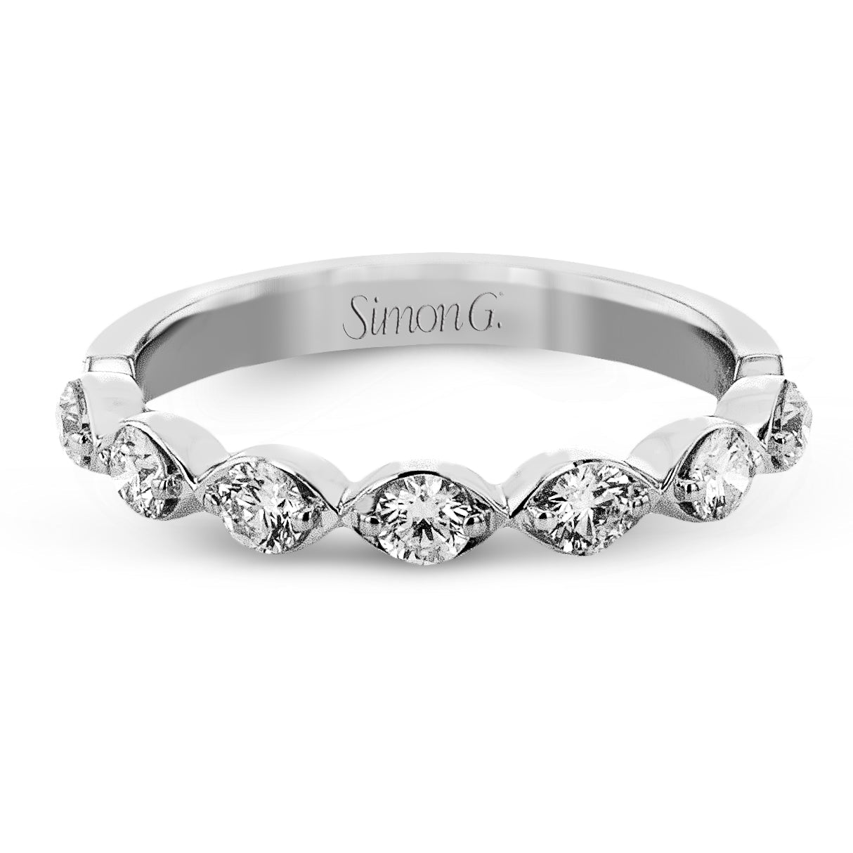 Wedding Set in 18k Gold with Diamonds - Simon G. Jewelry