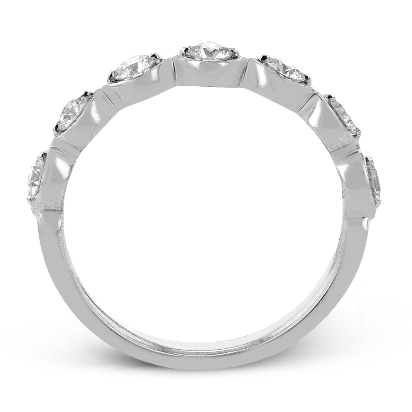 Wedding Set in 18k Gold with Diamonds - Simon G. Jewelry