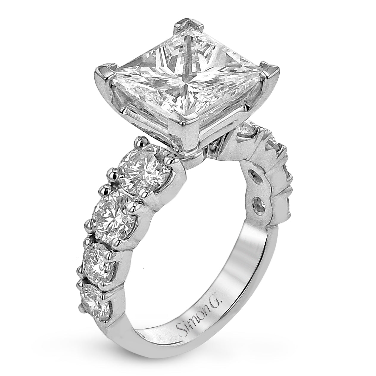 Wedding Set in 18k Gold with Diamonds - Simon G. Jewelry